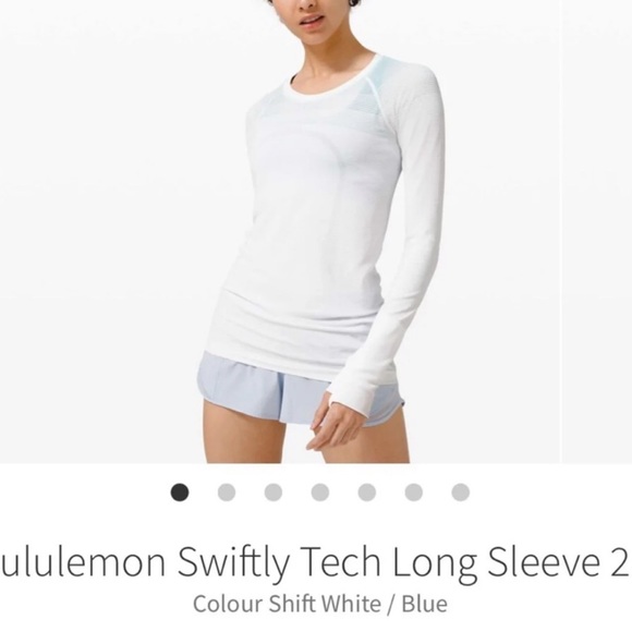 lululemon athletica Tops - LULU🍋 NWOT Color Shift Swiftly tech 2.0 long sleeve white size 4